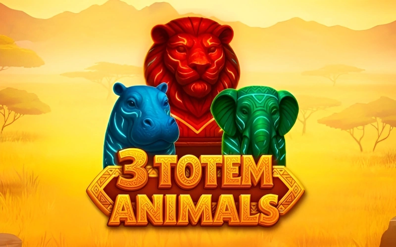 Discover the power of the wild in 3 Totem Animals at Mostbet.