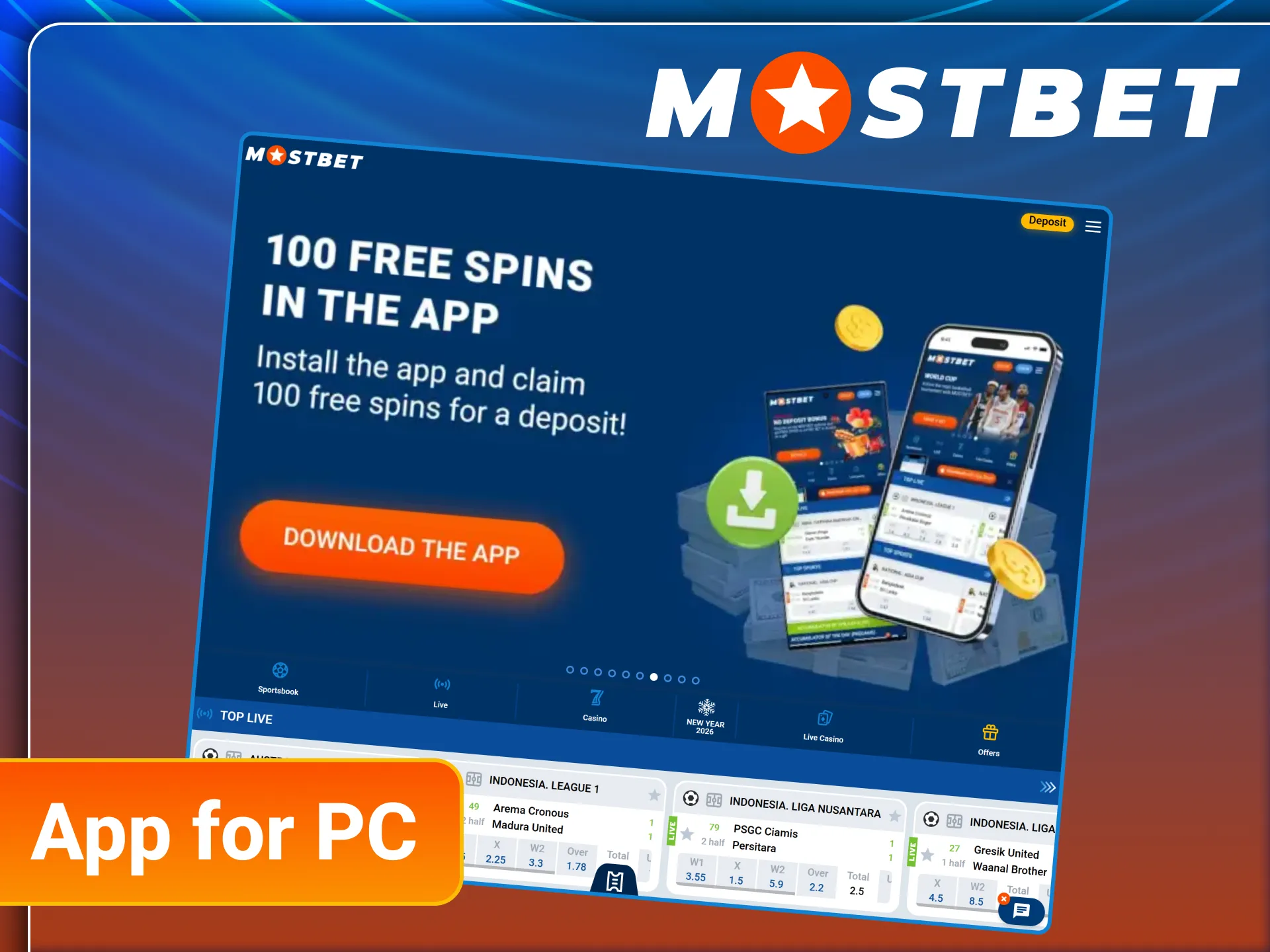 Use the official Mostbet website for stable gaming on desktop computers.