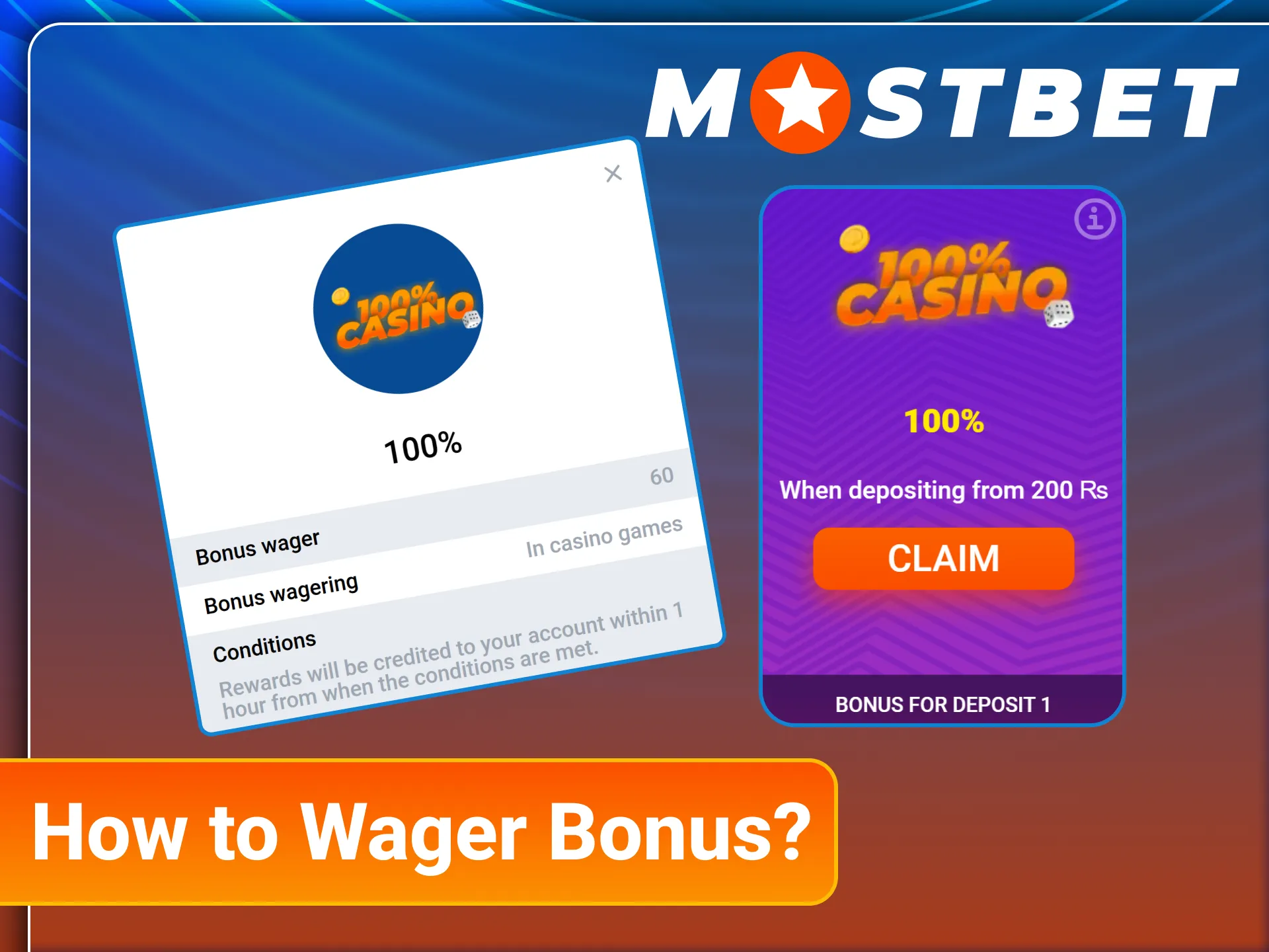 Learn how to wager bonuses on the official Mostbet platform.