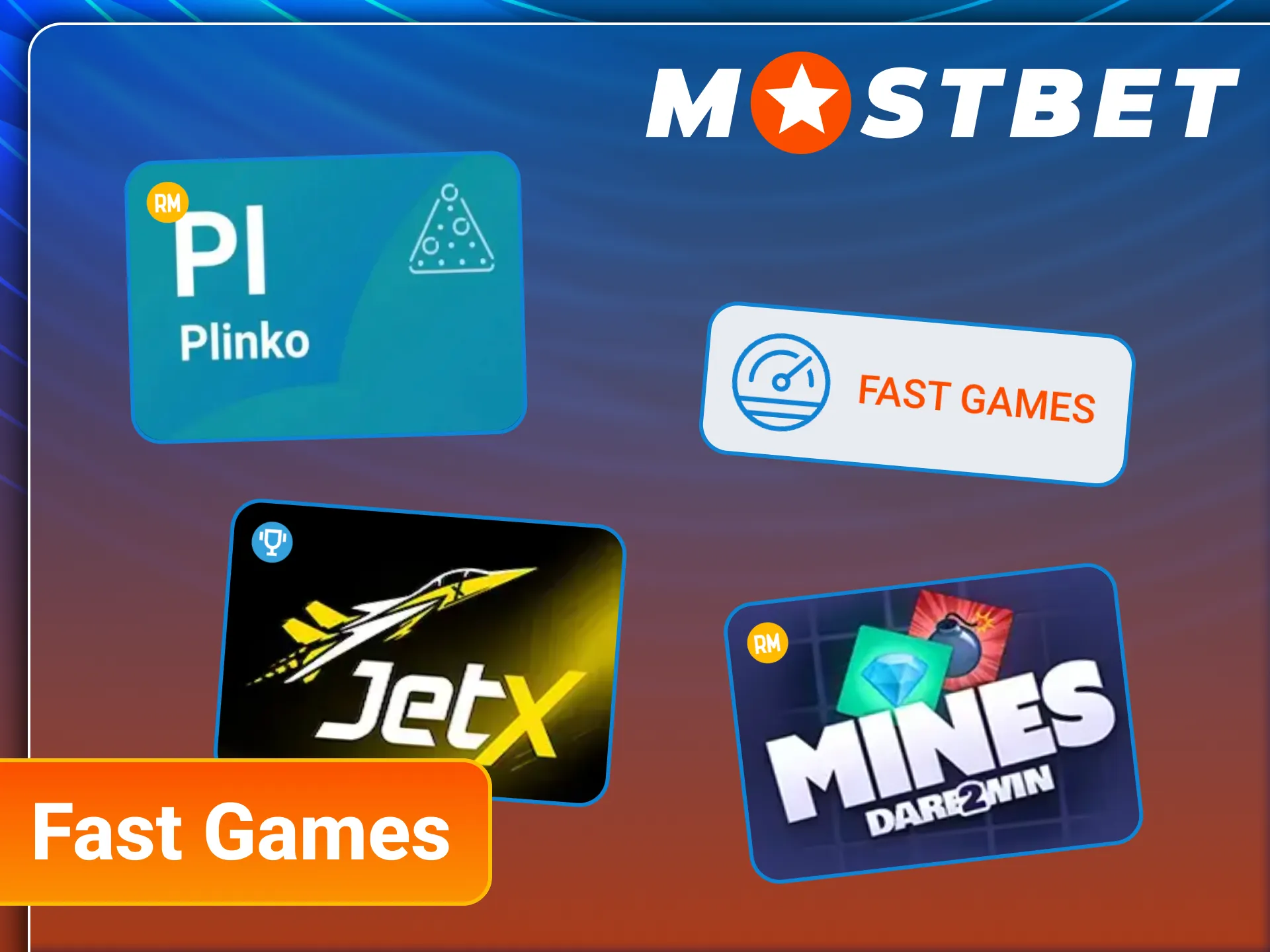 Fast games at Mostbet casino offers you quick winnings.