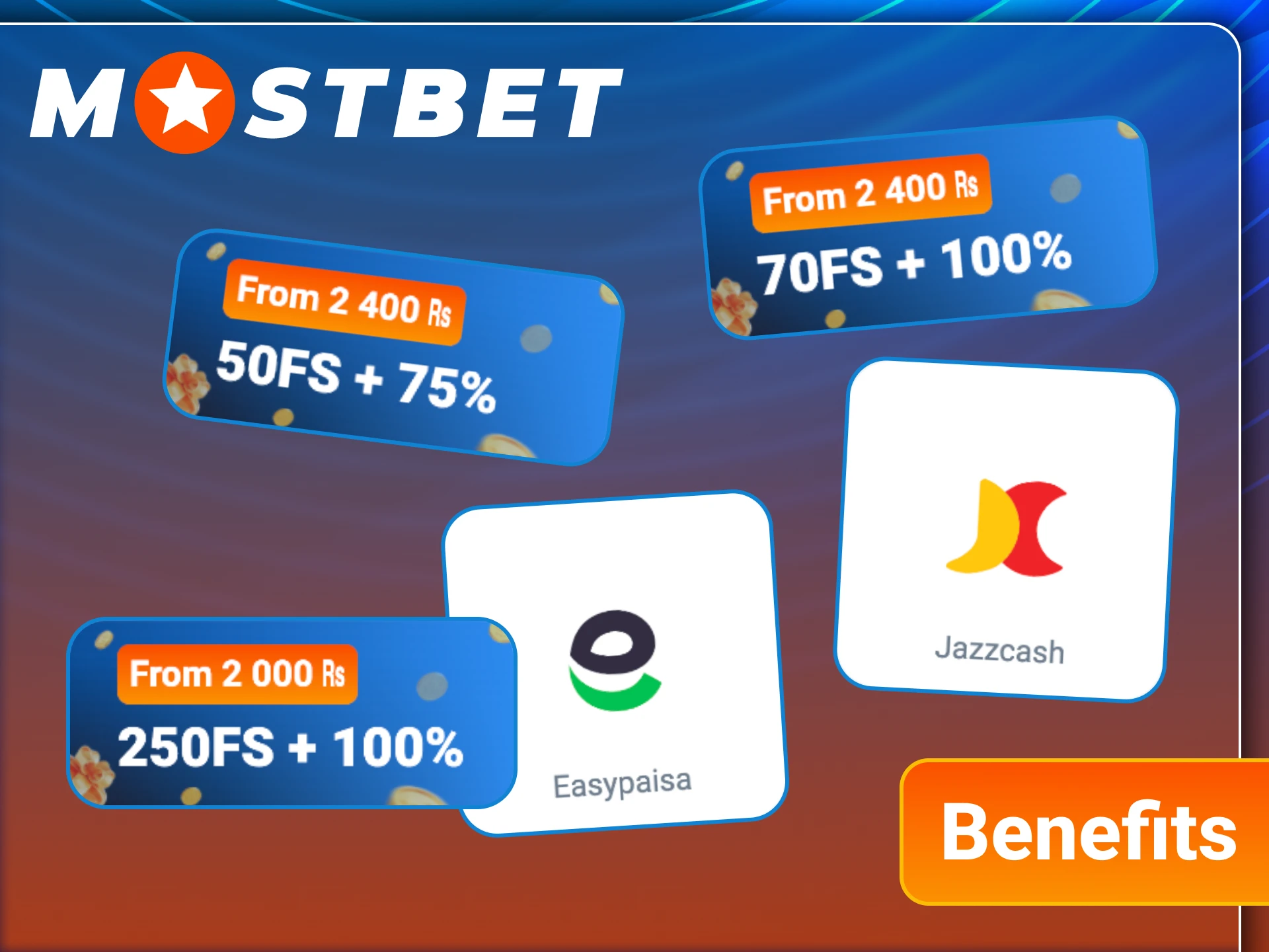Mostbet live casino offers you benefits for playing.