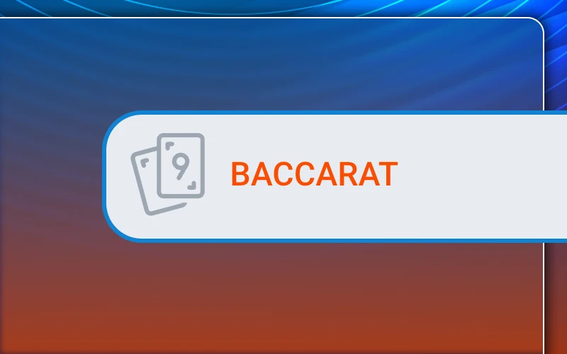 Try your skills at Mostbet Baccarat live games.