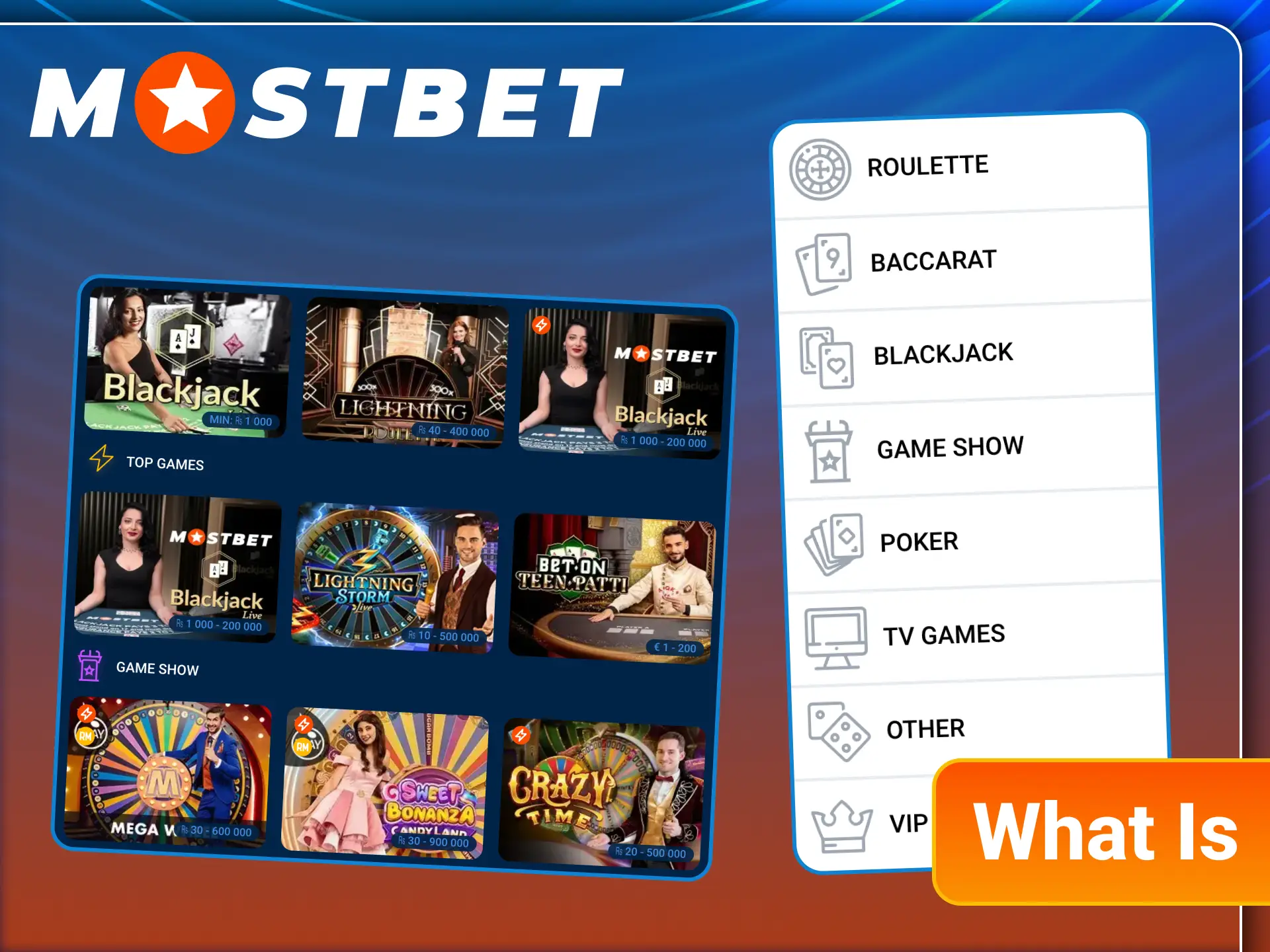 Explore live casino games at Mostbet official platform.