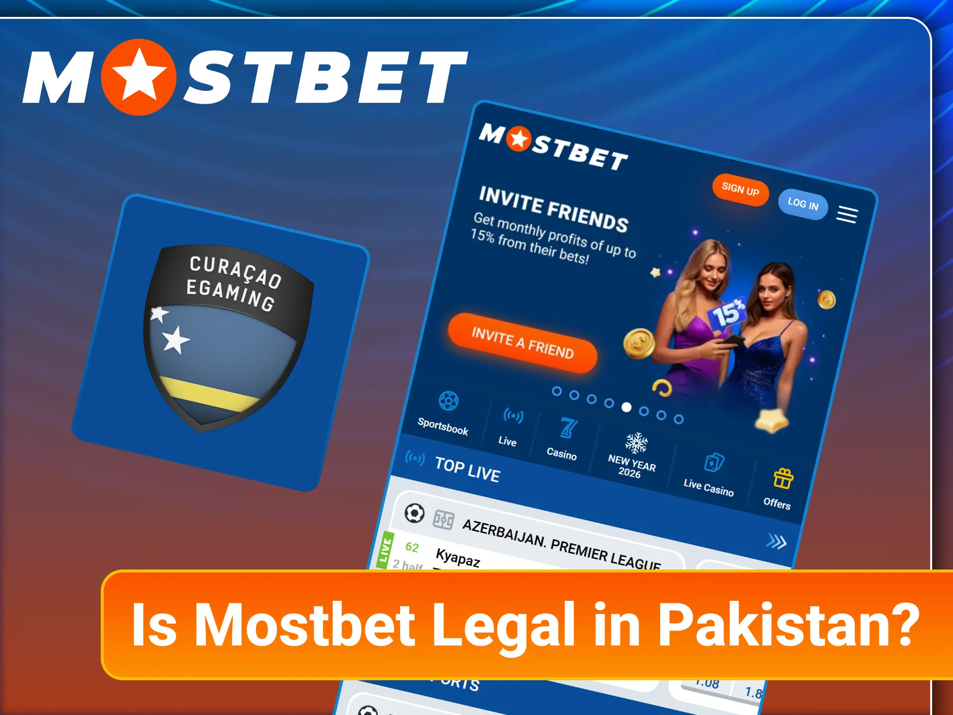 Play safely on the official Mostbet platform licensed by Curacao eGaming.