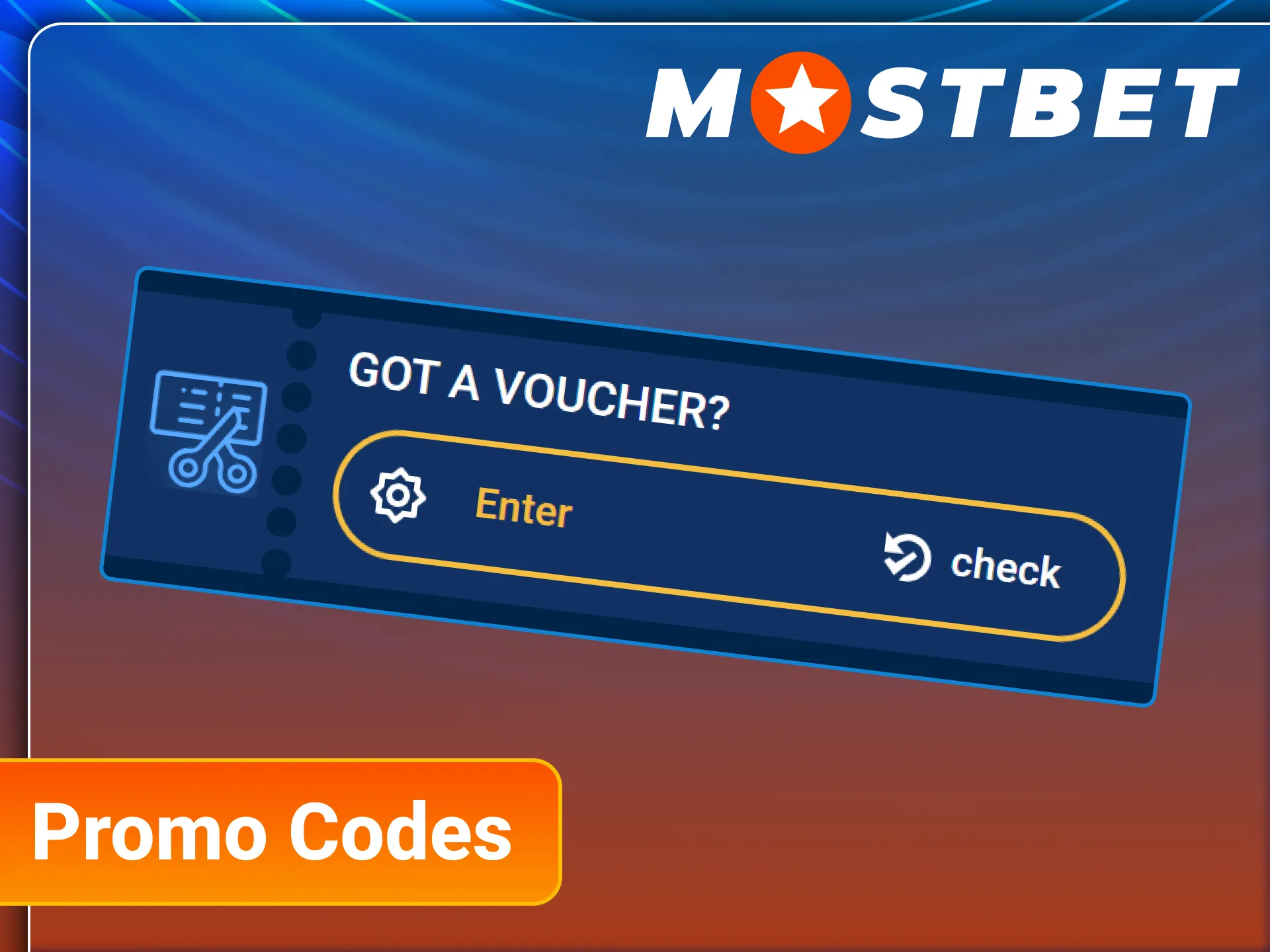 Apply a promo code during registration on the official Mostbet website.