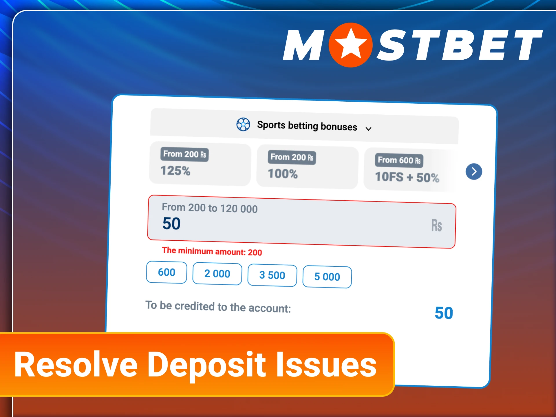 It is easy to make deposits at Mostbet platform.