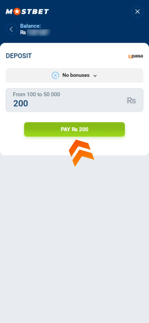 Fund your account to activate bonuses on the official Mostbet website.