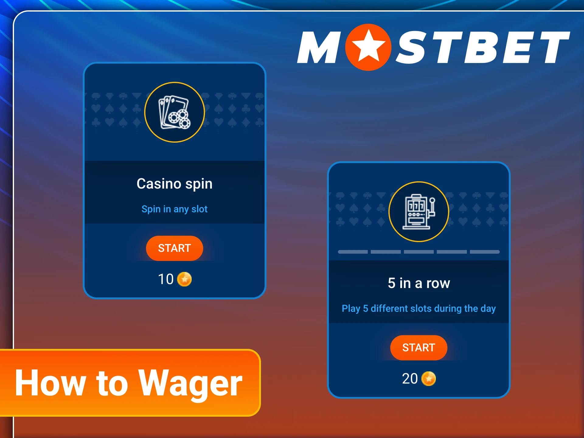 Complete wagering requirement and withdraw Mostbet winnings.
