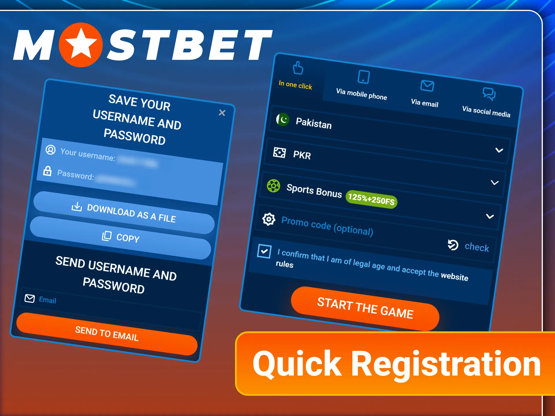 Create an account in one click on official Mostbet today.
