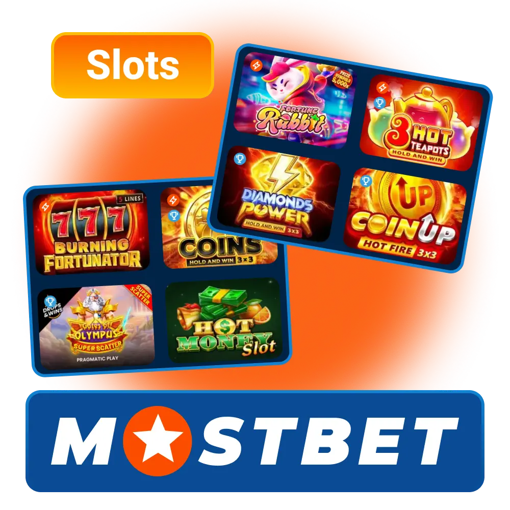 Enjoy classic and modern slot machines on the official Mostbet platform.